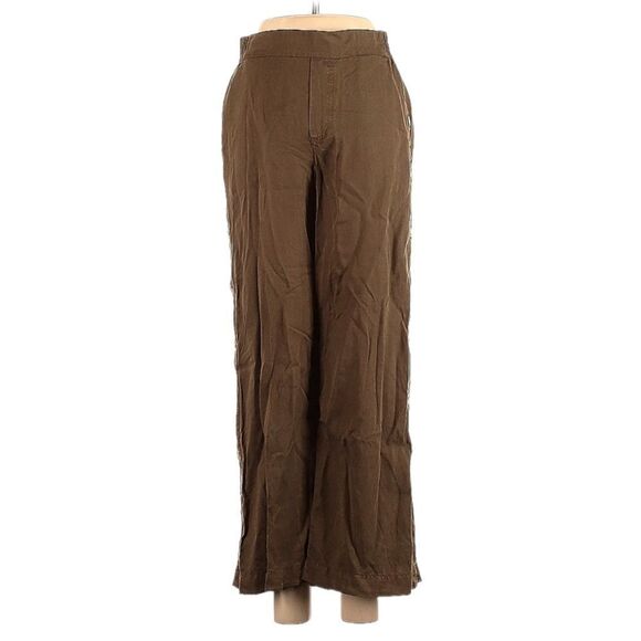 NWT PROJECT EVE 100% Lyocell Button Side Wide Leg Pants 28 - Picture 2 of 6